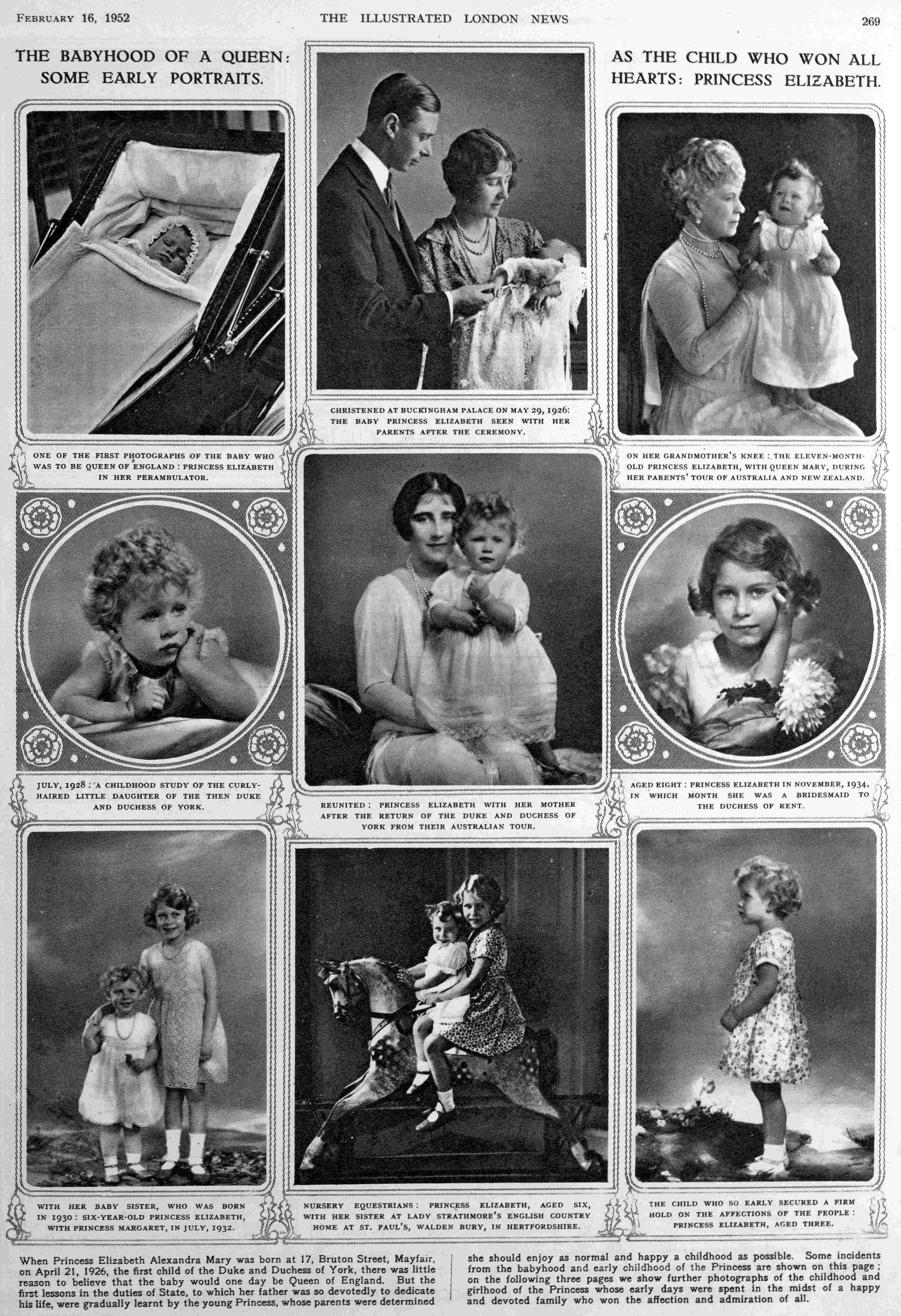 Queen Princess Elizabeth young life 1